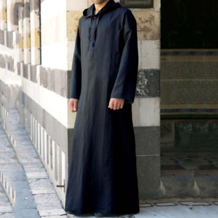 2024 Men's Hooded Shirt in Arabic Style and Design