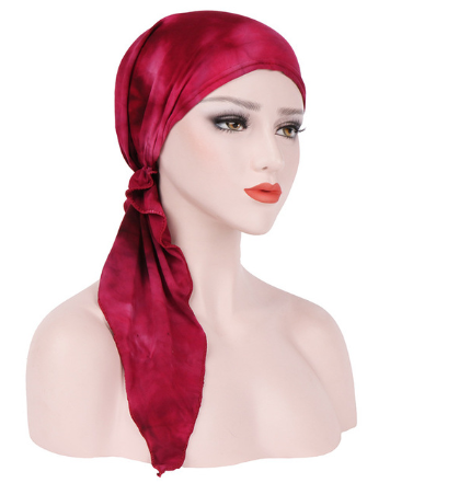 Arc Pattern Cotton Muslim Cap - Reversible Design