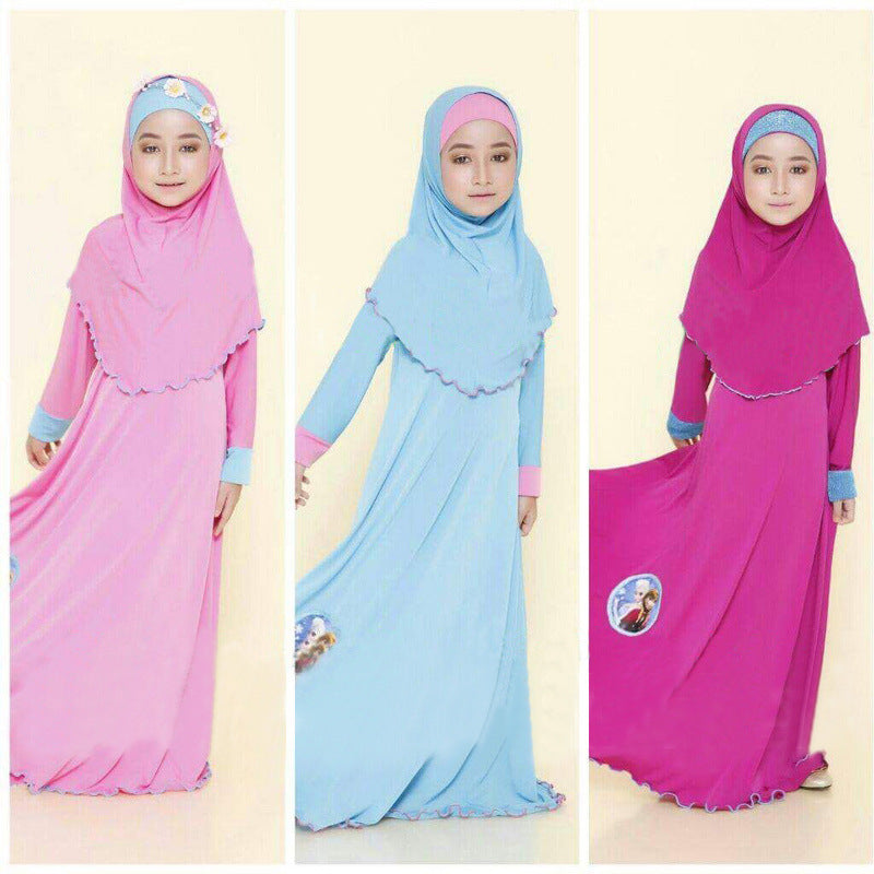 Muslim Girls' Outfit - Islamic Dress Set