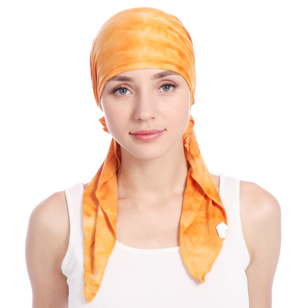 Arc Pattern Cotton Muslim Cap - Reversible Design