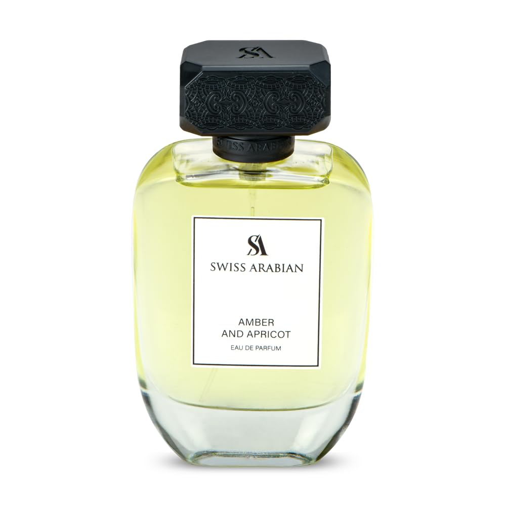 Swiss Arabian Amber and Apricot - Arabian Perfume for Women - Long Lasting Perfume for Women - Womens Perfume - Fruity Gourmand Fragrances - 3.4 oz
