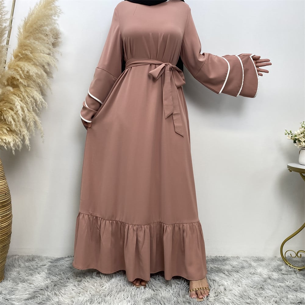 Muslim Fashion Dress for Women at Hem