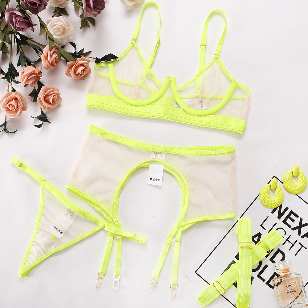 INS2022 Women's Lingerie Set - Sexy and Sheer Design