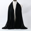 Solid Color Scarf and Shawl with Arab Headscarf