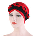 Two-Tone Milk Silk Scarf Cap for Muslim Women