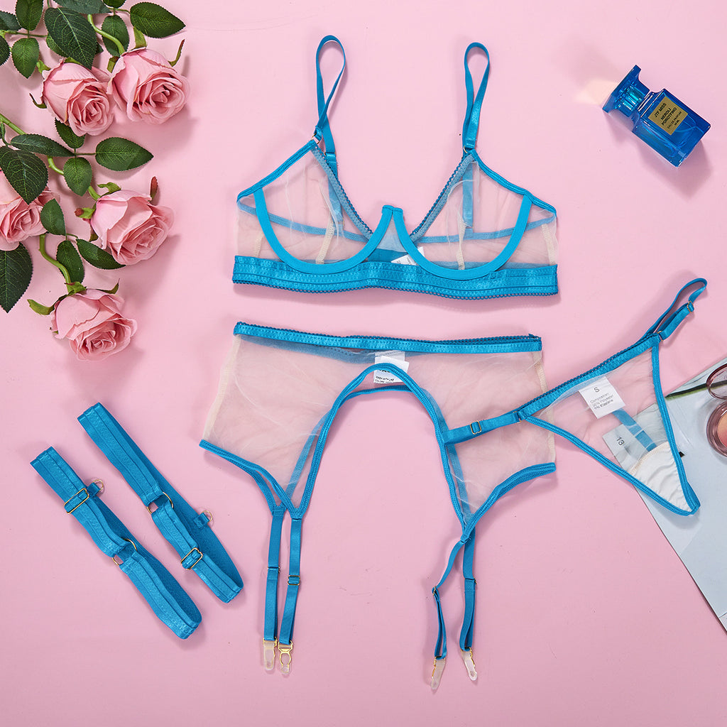 INS2022 Women's Lingerie Set - Sexy and Sheer Design