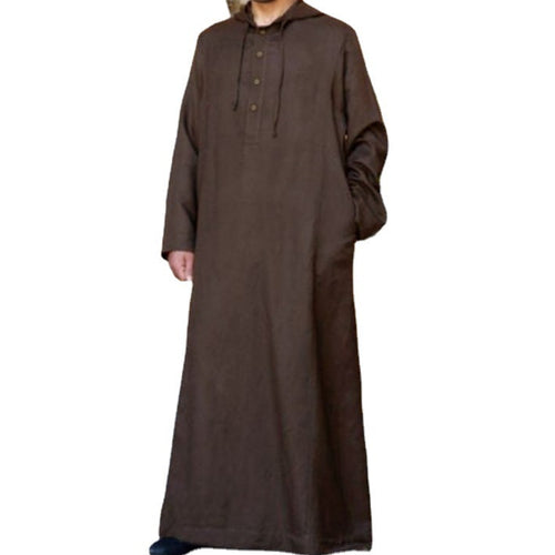 2024 Men's Hooded Shirt in Arabic Style and Design