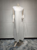 Elegant Muslim Satin Robe for Women